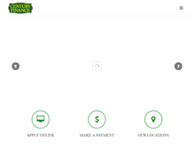Tablet Screenshot of centuryfinancenc.org